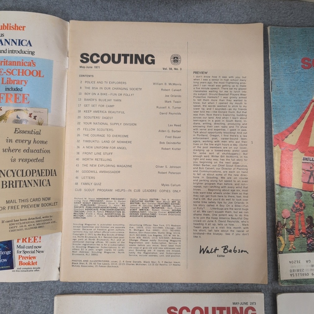Scouting Magazine Collection Lot of 6 Vintage Issues 1970s - Picture 2 of 7